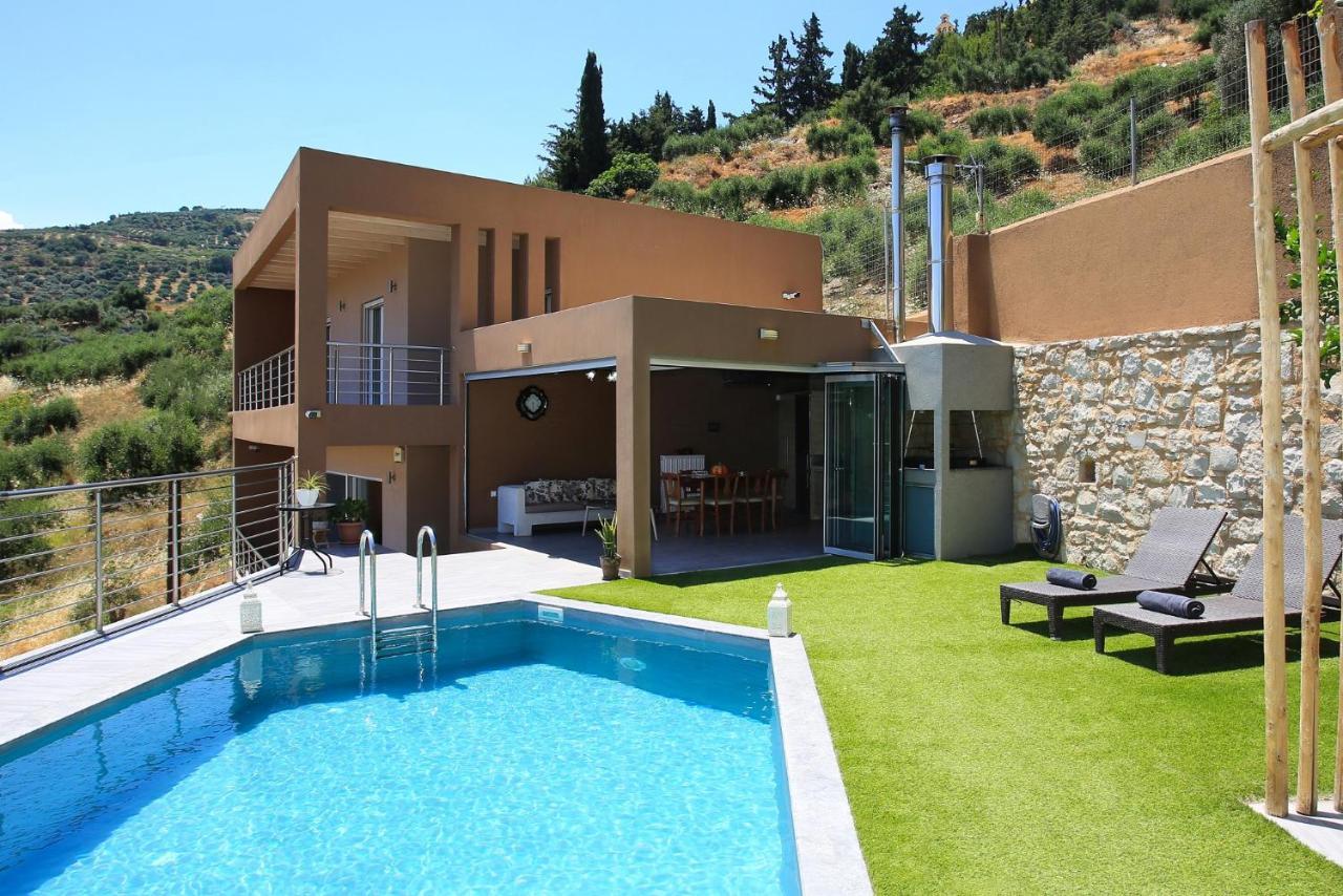 Design Villa Nicol, Pool, Summer kitchen, Seaview Iraklio Exterior foto