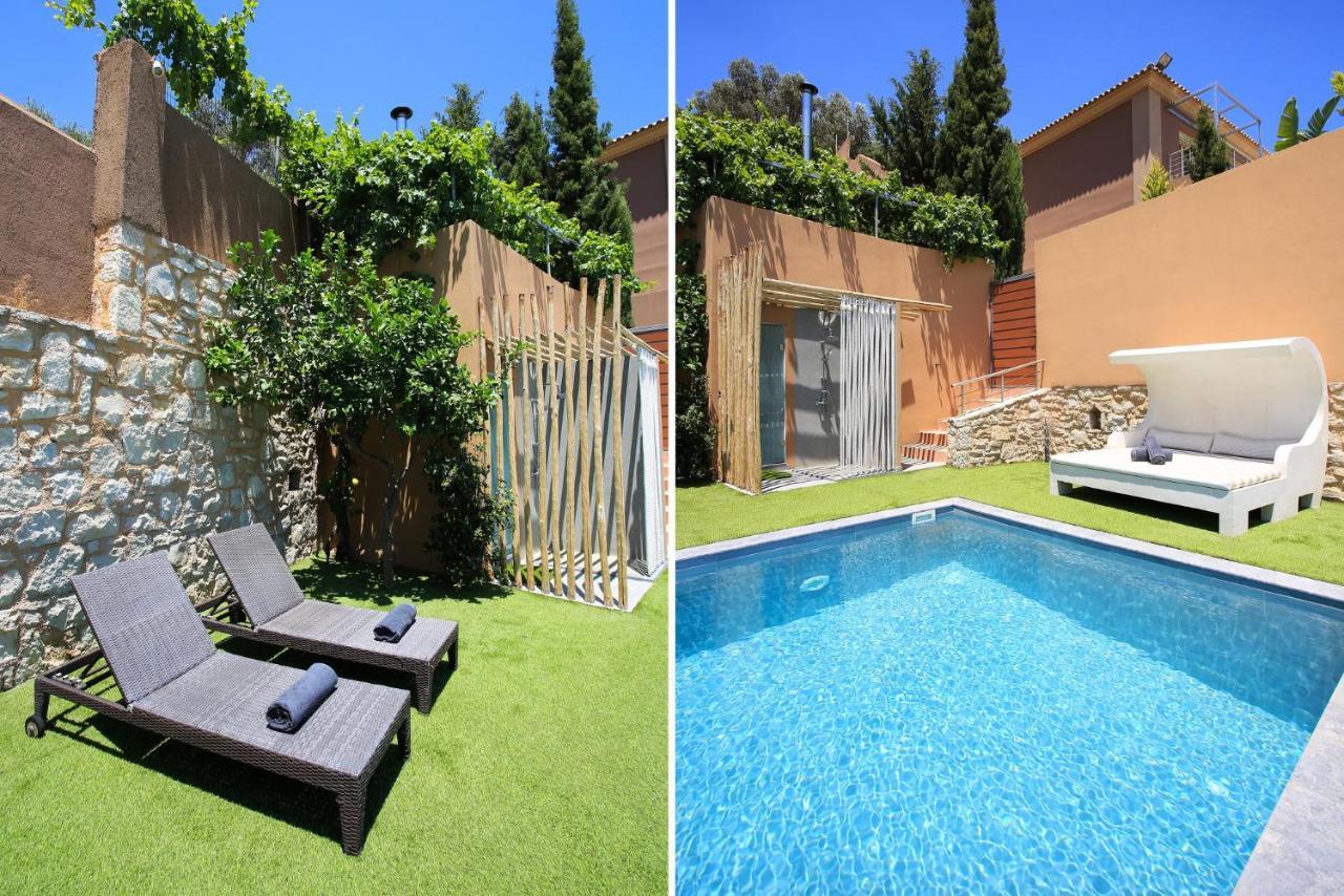 Design Villa Nicol, Pool, Summer kitchen, Seaview Iraklio Exterior foto