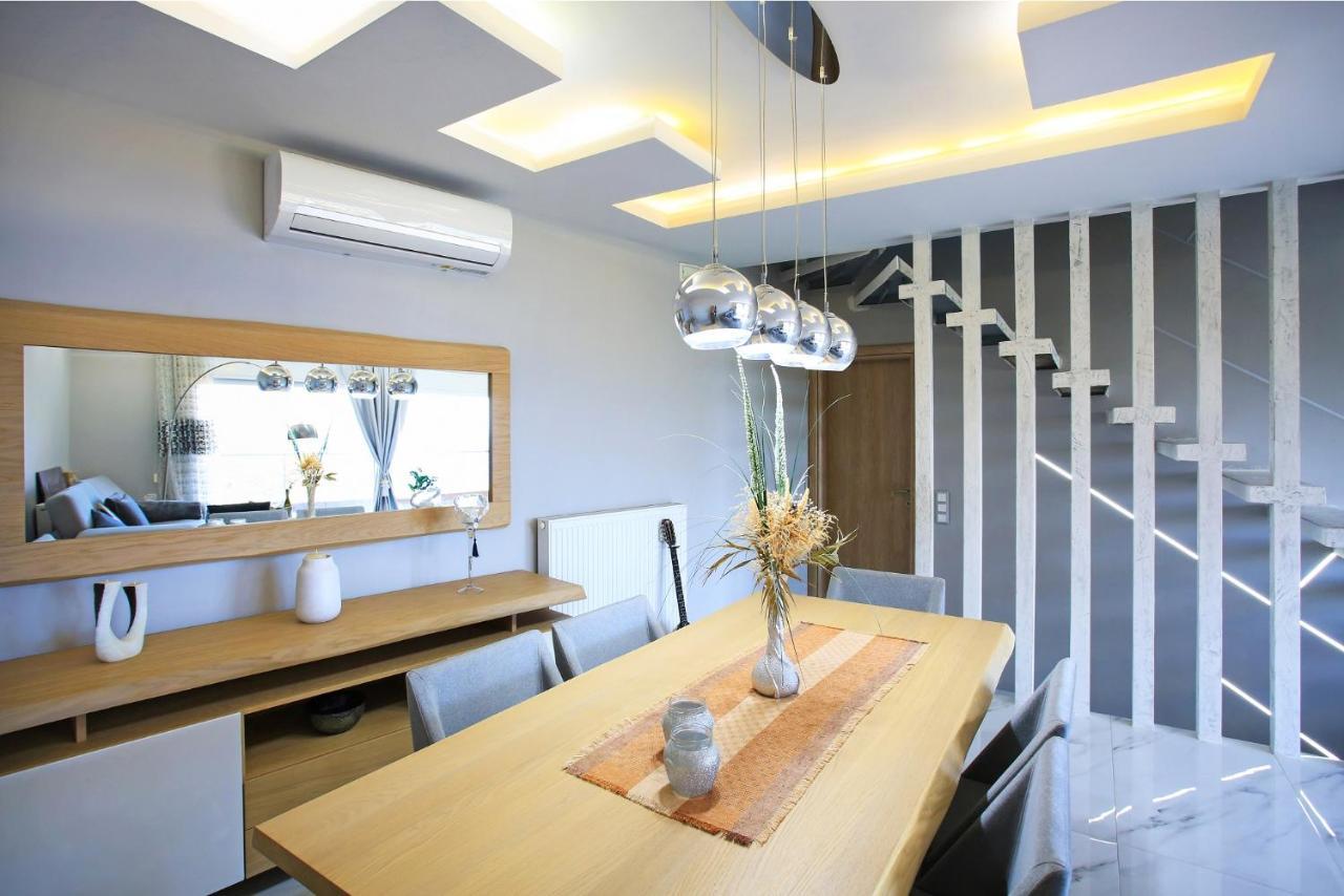Design Villa Nicol, Pool, Summer kitchen, Seaview Iraklio Exterior foto